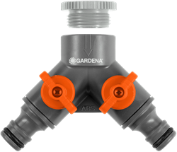 Gardena 936 2-Weg Ventiel 3/4" - 1/2"