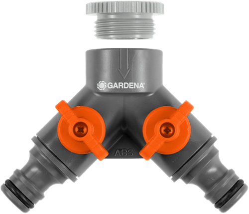 Gardena 936 2-Weg Ventiel 3/4" - 1/2"