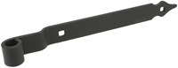 GB Heng voor vlakwerk Rustica 300x40mm Zwart Gecoat