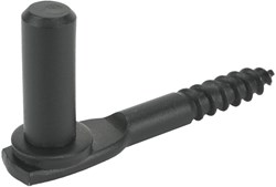 GB Inschroefduim pen Ø16x43mm Zwart Gecoat
