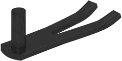 GB Klauwduim 1/2 steens pen Ø16x45mm 160mm Zwart Gecoat