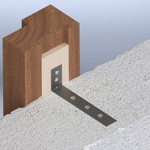 GB Kozijnwandanker 40x128mm Voor Cellenbeton Verzinkt-2