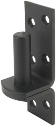 GB Plaatduim pen Ø16x45mm plaat 38x117mm Zwart Gecoat