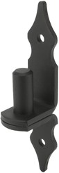 GB Plaatduim Rustica pen Ø16x35mm plaat 30x150mm Zwart Gecoat