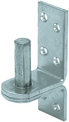 GB Verhoogde plaatduim pen Ø16x45mm hart 35mm Verzinkt