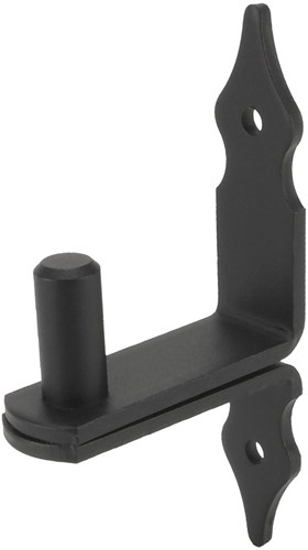 GB Verhoogde plaatduim Rustica pen Ø16x35mm hart 60mm Zwart Gecoat