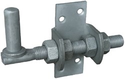 GB Verstelbare plaatduim pen Ø16x45mm M16 125mm Thermisch Verzinkt