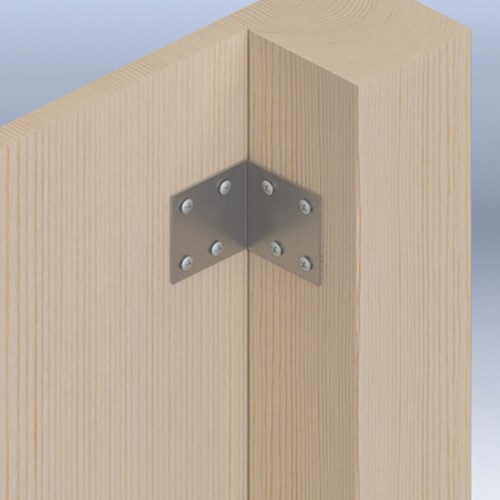 GB Versterkingshoek 130x80mm Verzinkt-2