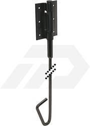 GB Staartgrendel 400mm Zwart Gecoat