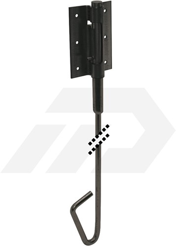 GB Staartgrendel 300mm Zwart Gecoat