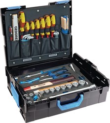 Gedore 1100-01 GEDORE L-BOXX 136 met assortiment voor werklieden 58-dlg