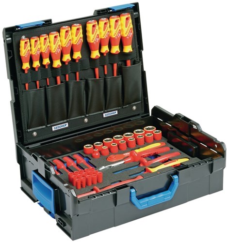 Gedore 1100-1094 VDE-Gereedschapsassortiment HYBRID 53-dlg in L-BOXX 136