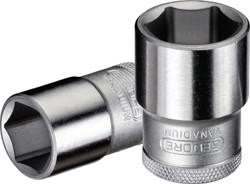 Gedore 19 28 Dopsleutel 1/2" 6-kant 28 mm