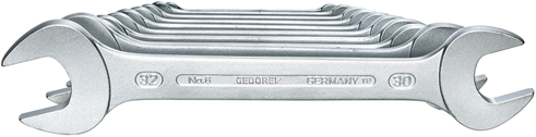 Gedore 6-100 Steeksleutelset 10-dlg 6-32 mm