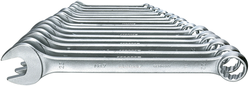 Gedore 7-017 Ringsteeksleutel-set 17-dlg 6-22 mm