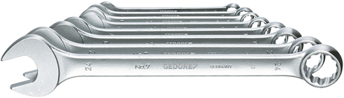 Gedore 7-08 Ringsteeksleutel-set 8-dlg 10-24 mm
