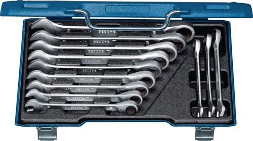 Gedore 7 R-012 Ringratel-steeksleutelset 12-dlg 8-19 mm