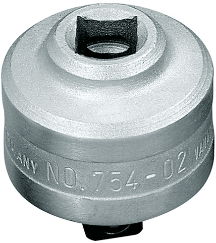Gedore 754-02 Opsteek-ratelkop 1/2", rechts