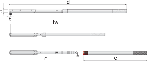 Gedore 8581-01 Momentsleutel DREMOMETER EK 1" 600-1500 Nm-3