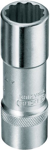 Gedore D 19 L 19 Dopsleutel 1/2" lang UD-Profiel 19mm