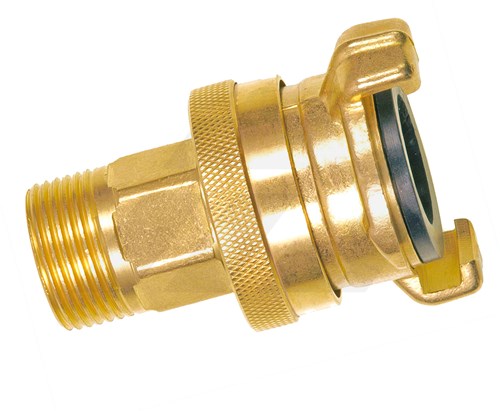 Geka Koppeling 3/4" Buitendraad Messing Nastelbaar