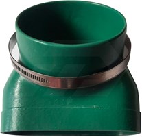 Gjerde Ovaal Naar Rond Ø 100mm Verloop 1603 | Dunnink Zwolle