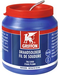 Griffon Draadsoldeer 40/60 Tin/Lood Harskern Ø2.0mm (500 Gram)