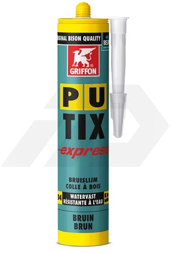 Griffon PU-Tix Express Houtlijm Bruisend Bruin D4 (310ml)