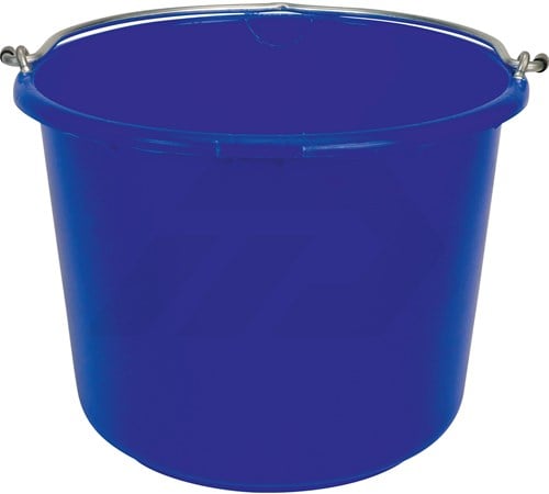 Gripline Bouwemmer 12L Blauw Met Metalen Ogen Kraanbaar