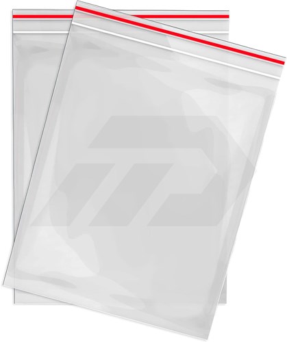 Gripzakjes 80x120mm Transparant (1000 Stuks)
