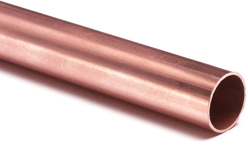 Halcor Koperen Buis 22x1,1mm 1 Mtr. (KIWA/Gastec)