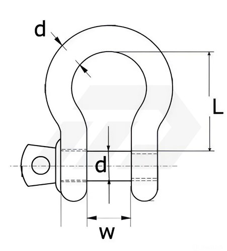 Harpsluiting 10mm Verzinkt-2