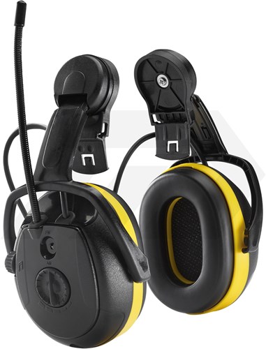 Hellberg 45102-001H Relax Gehoorkap met Helmbevestiging Met AM/FM Radio