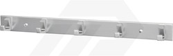 Hermeta 0655-01 Handdoekrek Met 5 Haken Aluminium F1