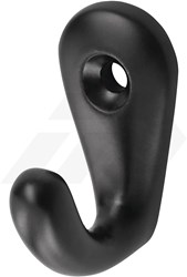 Hermeta 0557-70 Handdoekhaak Aluminium Zwart