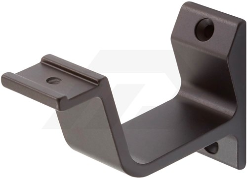 Hermeta 3550-70 Leuninghouder 58mm Vlak Aluminium Zwart