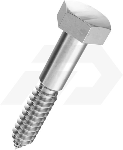 Houtdraadbout 6x40mm RVS A2 SW 10 DIN 571
