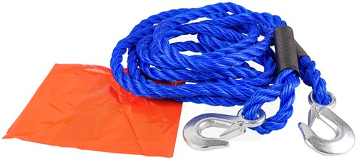 Sleepkabel 4 Mtr. Met Haken 4000 Kg.