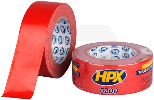 HPX 6200 Repair Tape 48mm x 25 Mtr. Rood