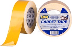 HPX Dubbelzijdig Tapijt Tape 50mm x 25 Mtr.