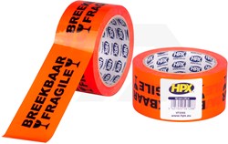 HPX Verpakkingstape 50mm x 66 Mtr. Breekbaar Oranje