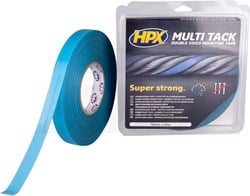 HPX 1700 Dubbelzijdige Bevestigingstape 19mm x 25Mtr. Transparant