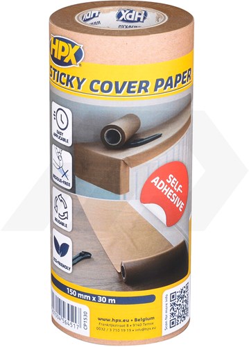 HPX Sticky Cover Afdekpapier 148mm x 30Mtr.