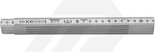 Hultafors A 59-2-10 Duimstok 2m. Aluminium