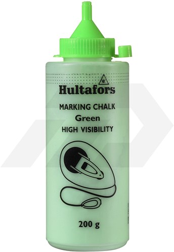Hultafors HV GREEN 200 Slaglijnkrijt Neon Groen (200 Gram)