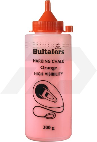 Hultafors HV ORANGE 200 Slaglijnkrijt Neon Oranje (200 Gram)