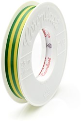 Coroplast 302 Isolatietape 15mm x 25 Mtr. Groen/Geel
