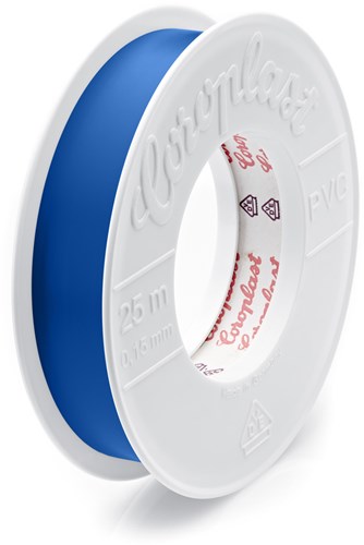 Coroplast 302 Isolatietape 19mm x 25 Mtr. Blauw