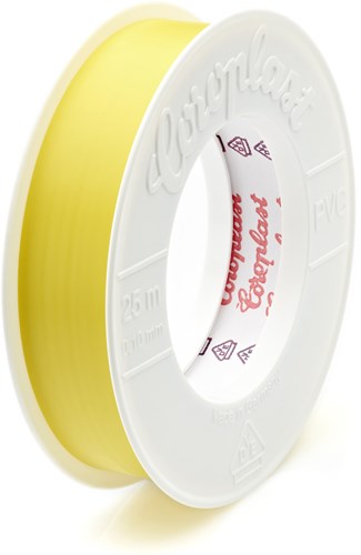 Coroplast 302 Isolatietape 19mm x 25 Mtr. Geel