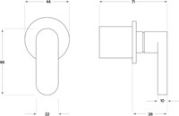 Cocoon John Pawson JP SET21 Regendouche Set Brushed Inox-2